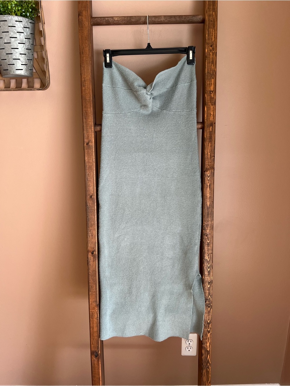 Bar III Sweetheat Knit Midi Dress in Light Sage
